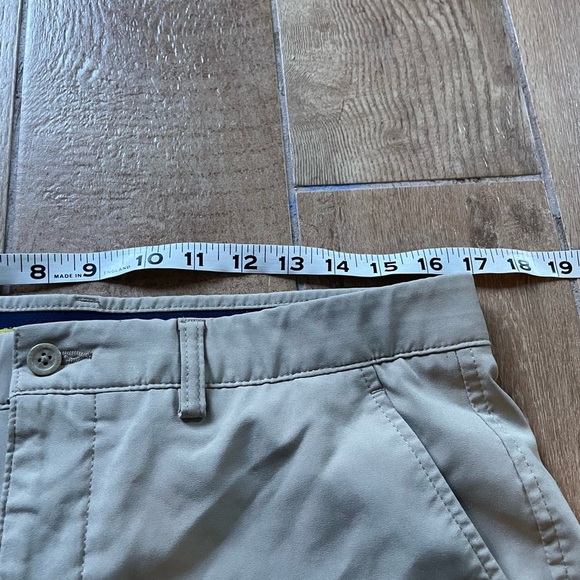 Perry Ellis Tan Polyester Lightweight Casual Golf Shorts Men's 34 - Picture 5 of 7